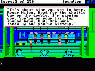 Space Quest II: Vohaul's Revenge screenshot 3 for Amiga